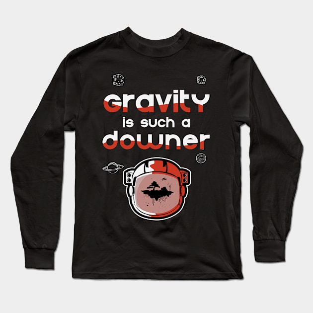 Downer Long Sleeve T-Shirt by CrissWild